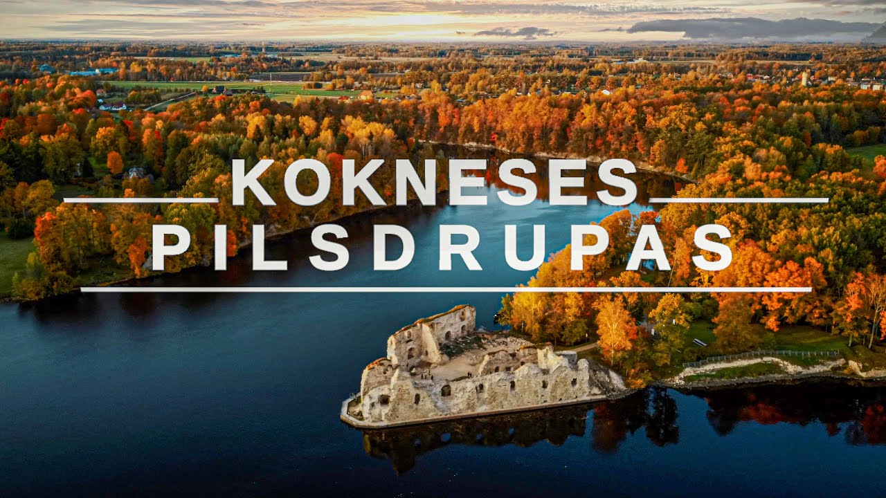 Kokneses Viduslaiku Pilsdrupas / Medieval Castle Ruins at Koknese