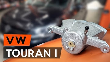 How to change front brake caliper on VW TOURAN 1t3 [TUTORIAL AUTODOC]