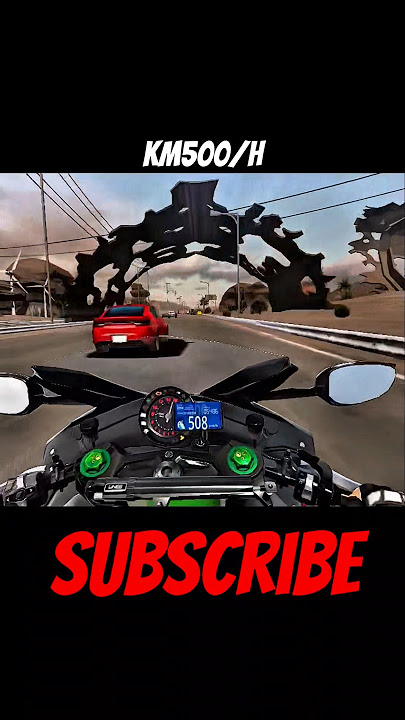 🏍️500KM/H FULL SPEED NINJA 😄KAWASAKI H2R#viralshorts#viralbike#rider#trending