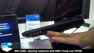 Msi Gx60 Gaming Notebook With Amd Trinity And Radeon Hd 7970M