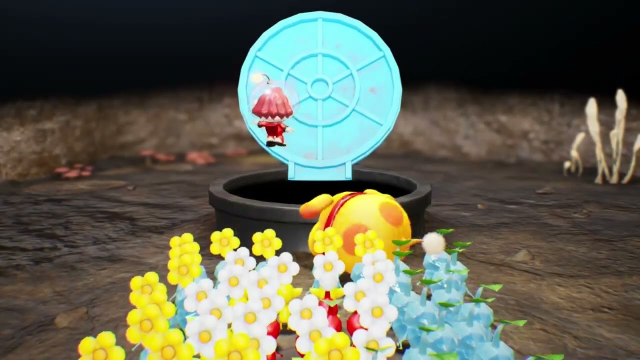 猛進の穴」攻略方法【ピクミン4】 - YouTube