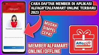 Cara Membuat Member Alfamart Online | Cara daftar alfagift 2023