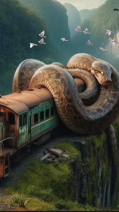 Nature Exploretion ️ | Amezing python | python vs train | Amazon ...