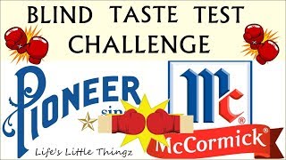 PIONEER VS McCORMICK in the Brown Gravy Taste Test Challenge