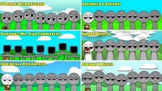 Mix All Together Sprunki Remastered Vs Sprunked X Sprunki Vs Sprunki Mr. Fun Computers Vs Sp...p8