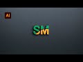 Sm logo  logo design super easy techniques for experts  beginners  adobe illustrator tutorial