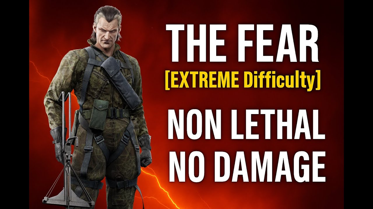 METAL GEAR SOLID Δ: The Fear Boss Fight [EXTREME Difficulty] Non Lethal ...