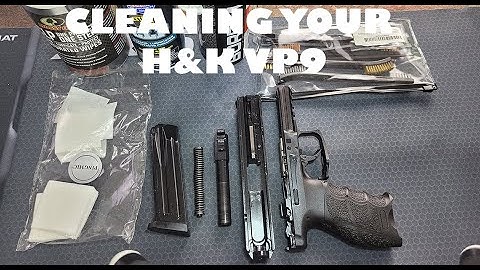 How to Disassemble and clean an H&K VP9