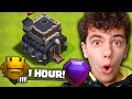 Can a TH 9 win 100 TROPHIES in TITAN UNDER 1 HOUR?