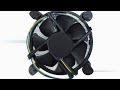 Intel CPU Fan with Heatsink 4-Pin LGA 1155 1150 1151 1200 Cooler for i3 i5 i7 Processor