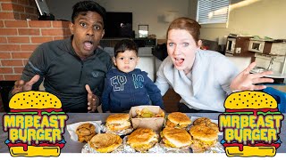 MrBeast Burger challenge | we ate everything on the menu!
