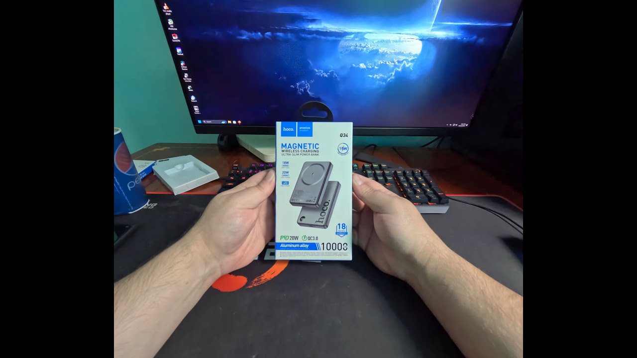 HOCO Q34 Mangetic wireless powerbank - Unboxing and review