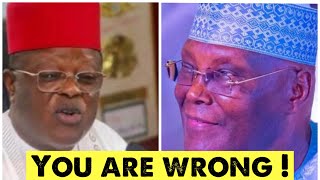 Engr. Dave Umahi Knocks Alh. Atiku Abubakar On His Coastal Highway Comments