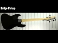 Bass Mods K5 Black Gloss 3 band 18v preamp Dual coil Pickups
