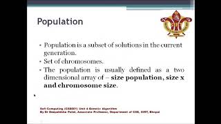 Genetic Algorithm: Population