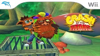 Crash Bandicoot in Wii Crash of the Titans running on Dolphin