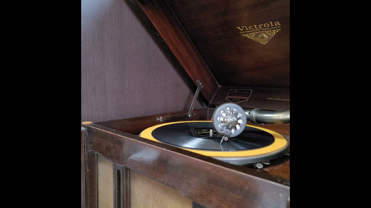 中野 忠晴 ♪かちどきの唄♪ 1934年 78rpm record. Victor VV 1