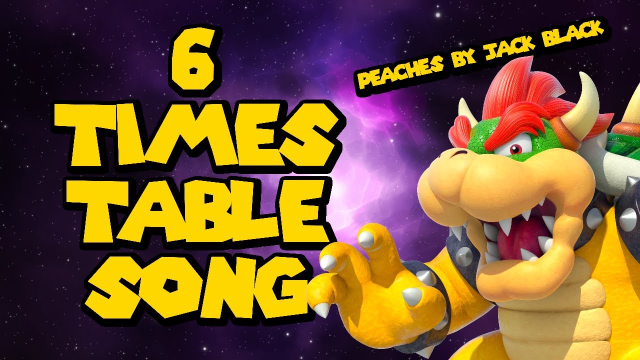 6 Times Table Song (Peaches from Super Mario Bros Movie)