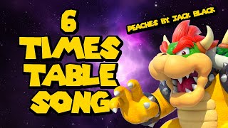 6 Times Table Song (Peaches from Super Mario Bros Movie) screenshot 5