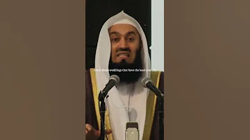 Have A Simple Nikah Filled With Blessings Mufti Menk 