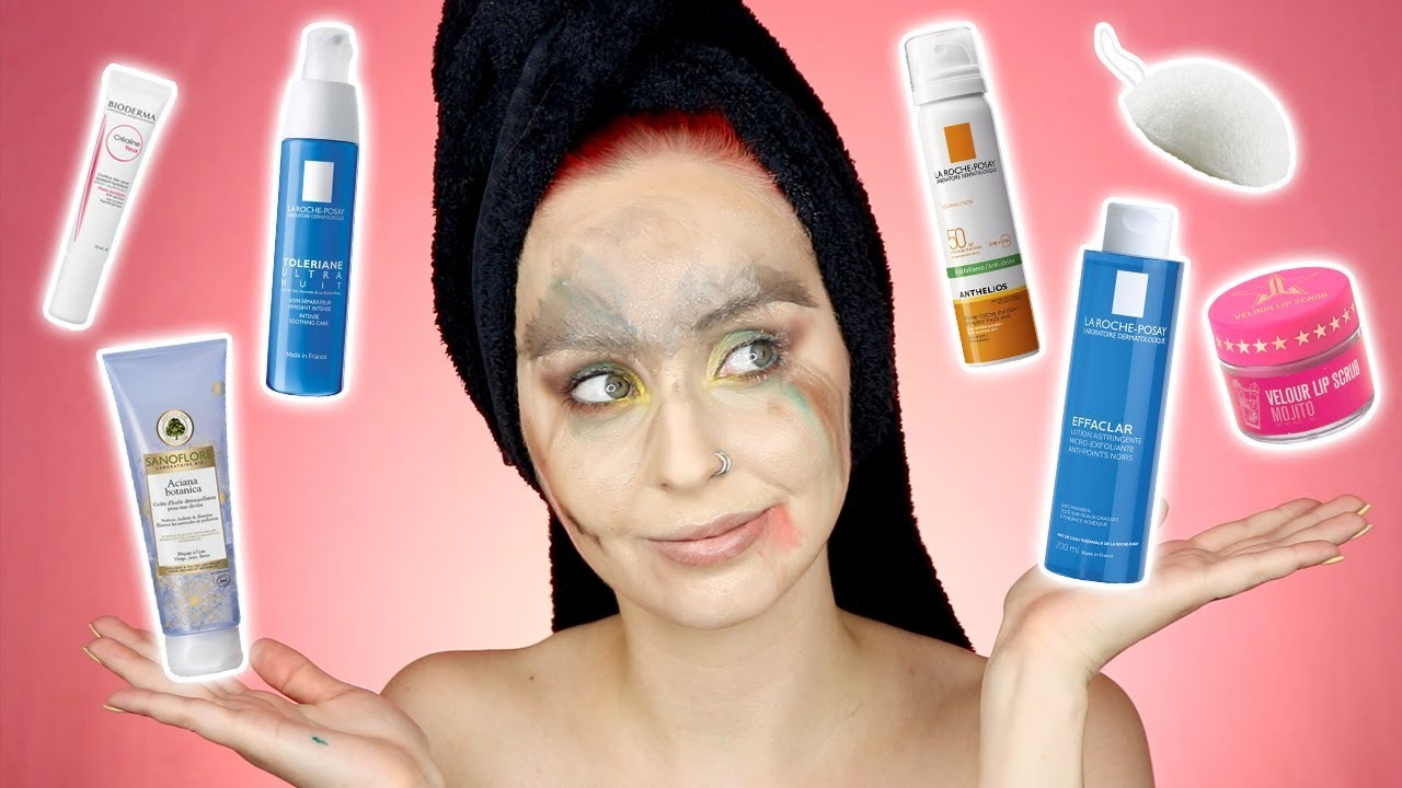 Routine Visage Anti Acné COMPLÈTE | Démaquillage et soins