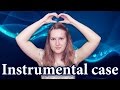 Russian Instrumental case - functions, forms, творительный падеж в русском