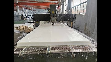 UHMWPE sheet process by CNC machine