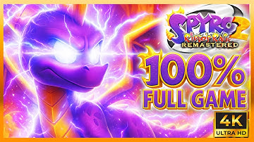 Spyro 2: Riptos Rage 4K Remastered Mod 100% Playthrough (PS1) Full Game