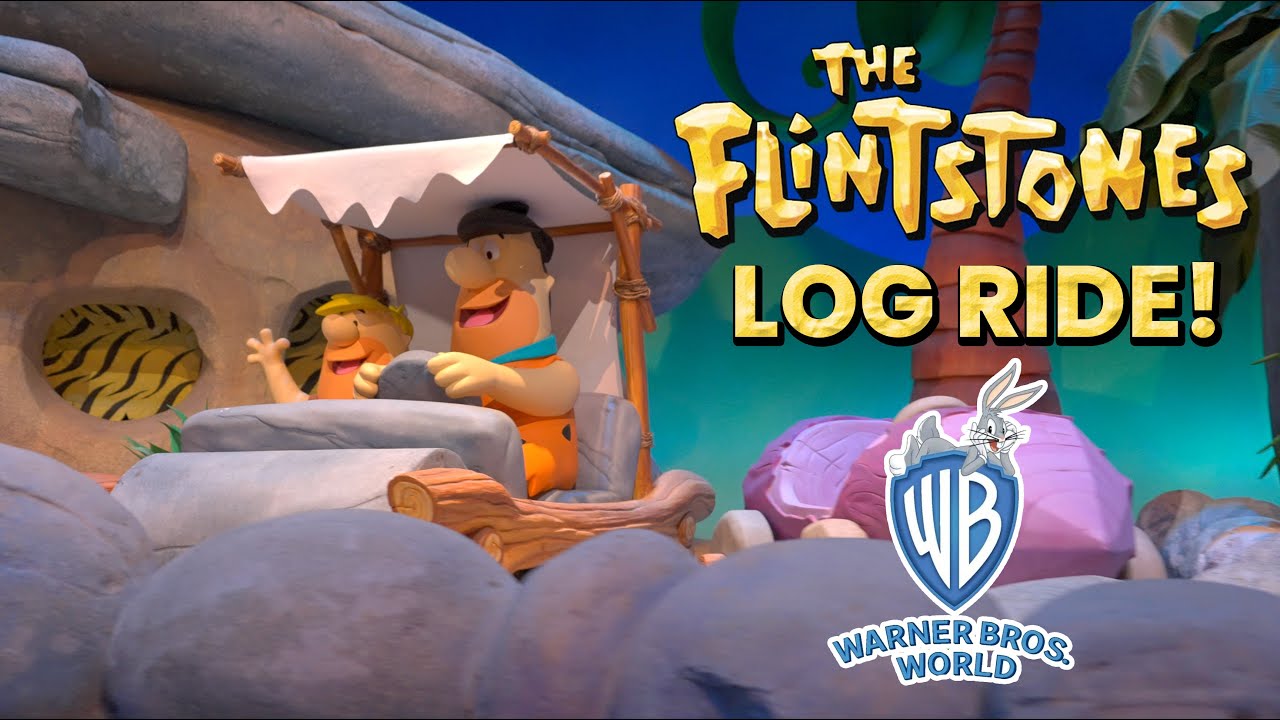 The Flintstones Bedrock River Adventure | Highly Themed Indoor Log Flume at Warner Bros World