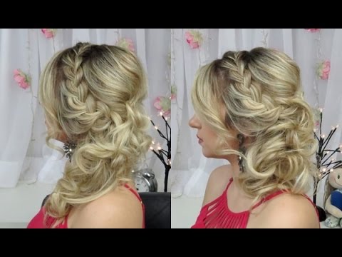 Penteado lateral com trança embutida por Priscila Barbosa - thptnganamst.edu.vn