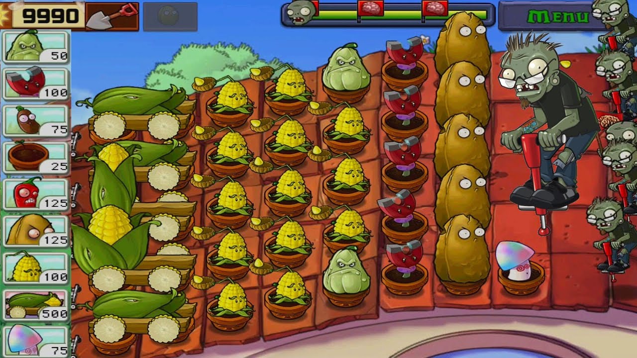 POGO PARTY Hack PLANTS VS ZOMBIES MINI GAMES Full HD Gameplay