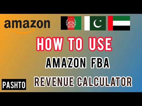 How to calculate Profit on Amazon FBA Revenue calculator Pashto / پشتو ...