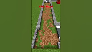 MINECRAFT : HOW TO BUILD MINECRAFT CITY ROAD || #shorts #minecraft #skypatgamerz #trending #india !