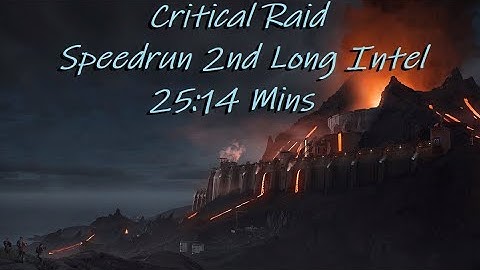 Ghost Recon Breakpoint - Critical Raid Speedrun 2nd Long Intel 25:14 Mins