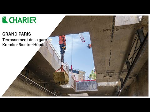 Grand Paris : terrassement gare Kremlin-Bicêtre-Hôpital