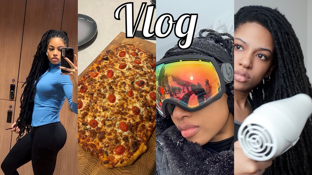 Видеоблог | День ухода за дредами + Подготовка к выходу + Катание на тюбингах в горах + Девичник ...