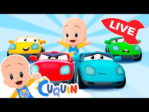 🔴 AO VIVO 🔴Aprenda cores, números e formas com Cuquin|Vídeos educativos para crianças