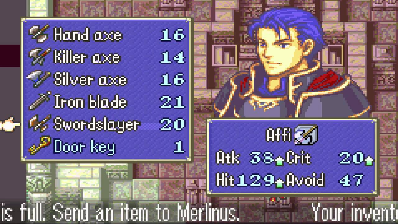 Fire Emblem: Blazing Sword - Hector Hard Mode (Chapter 32x) - YouTube