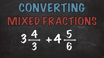 Converting Mixed Number To Top Heavy Fractions