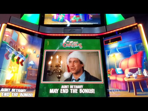 HUGE WIN!!! CHRISTMAS VACATION Slot Machine