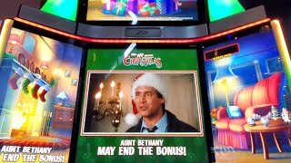 HUGE WIN!!! CHRISTMAS VACATION Slot Machine screenshot 3