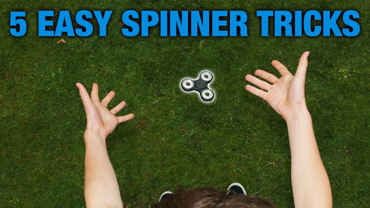 5 FIDGET SPINNER TRICKS FOR BEGINNERS (TOP 5) YouTube