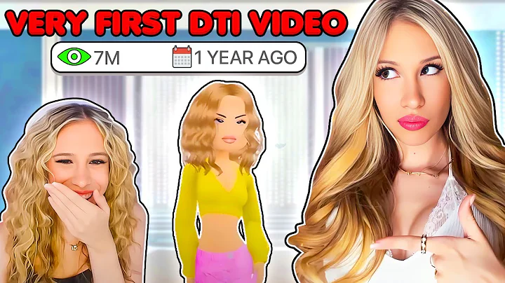 REACTING TO MY VERY FIRST DRESS TO IMPRESS VIDEO...