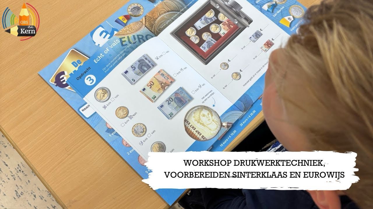 WORKSHOP DRUKWERKTECHNIEK, VOORBEREIDEN SINTERKLAAS EN EUROWIJS | VLOG 145