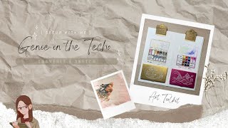 TRAVEL & SKETCH [ TRC USA x ATK ] 02. Swatching TRAVELER’S COMPANY x Art Toolkit Explore Palette Guide