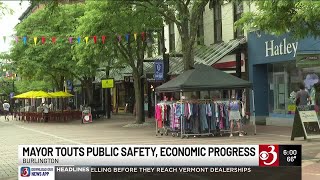 Mayor says Burlington making progress on public safety, economy
