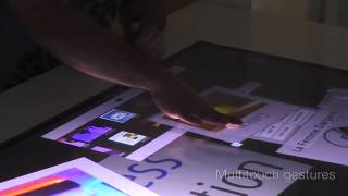 SiBar multitouch experience