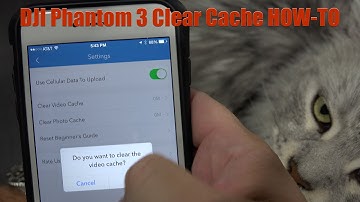 DJI Go App Clear Video Cache & Photo Cache Tutorial