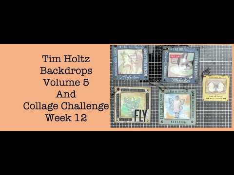 Idea-Ology - Tim Holtz - Backdrops Volume 1