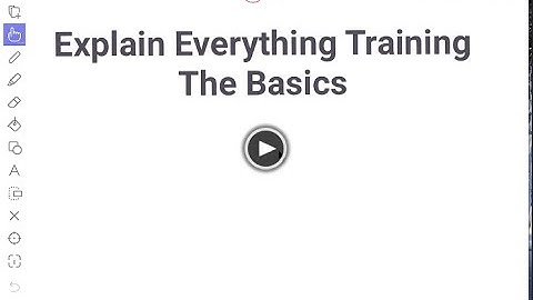 Explain Everything - The Basics